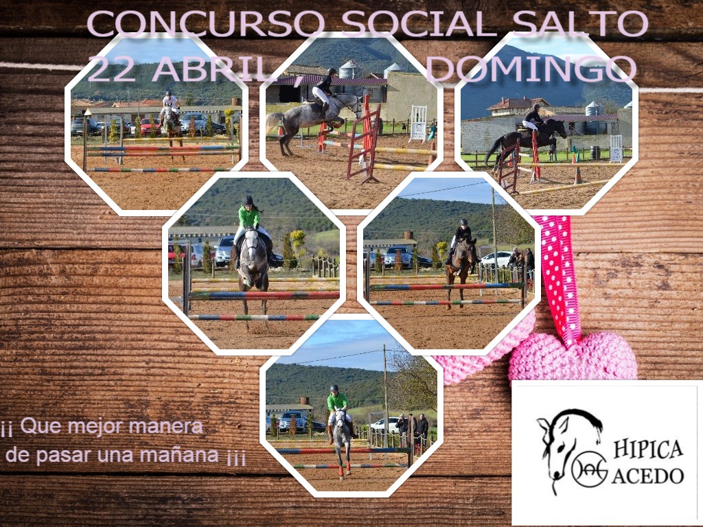 Concurso Social de Salto el d&iacute;a 22 de abril en el Club H&iacute;pico Acedo